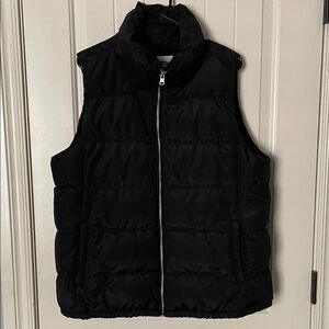 Old Navy Black Quilted Vest
